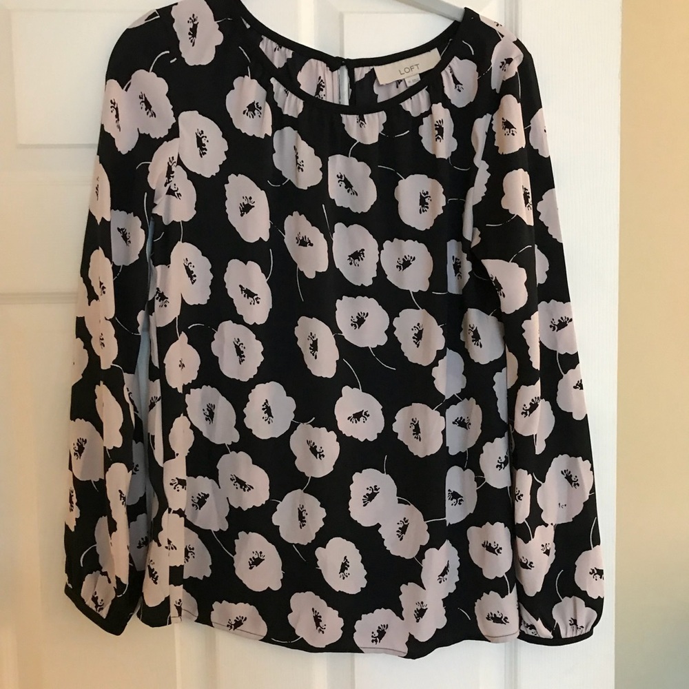 Loft silky dress top